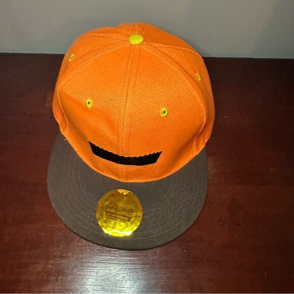 Reese’s Unisex official swag Orange Brown Baseball Trucker Hat one size - Picture 8 of 12